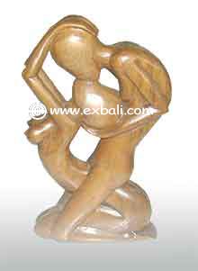 Abstract wood carving