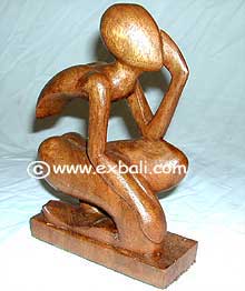 Abstract Wood Carving