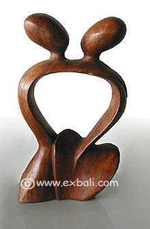Carved Abstract Couple