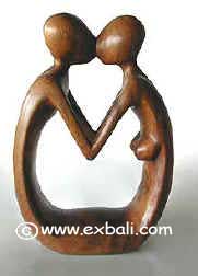 Kissing Couple Abstract