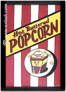 Pop corn signboard