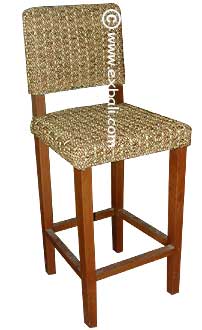 Hyacinth bar stool