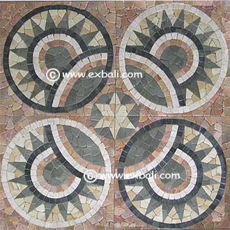 Bali mosaic stone tiles and mats