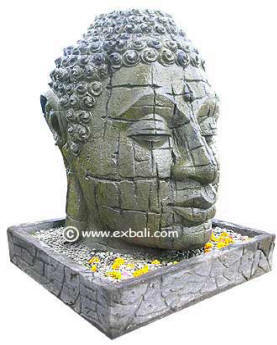 Buddha head Water feature