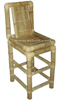 Bamboo swivel chair