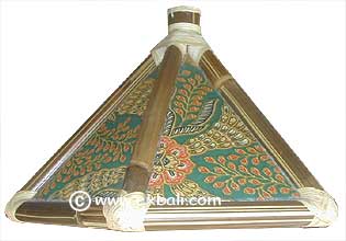 Batik bamboo lampshade