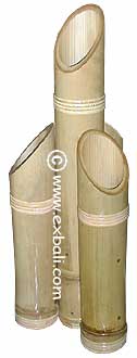 Bamboo vases