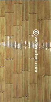 Bamboo wall panelling