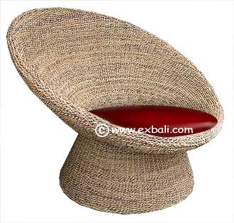 Circular sun lounger