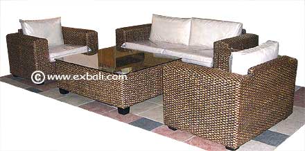Water hyacinth Lounge Setting