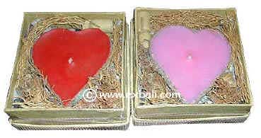 Small Heart Candles