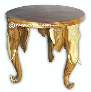 Elephant trunk table