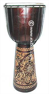 Carved drum