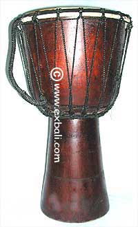 Drum made of mahogony wood