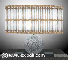 Lighting fixtures from Bali