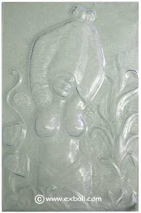 Nymph glass panel