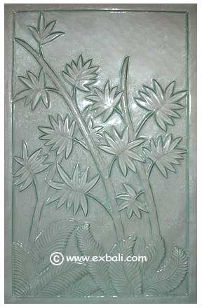 Glass building materials