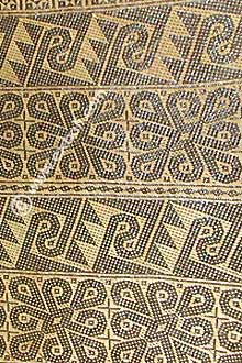 Close up of Cane mat