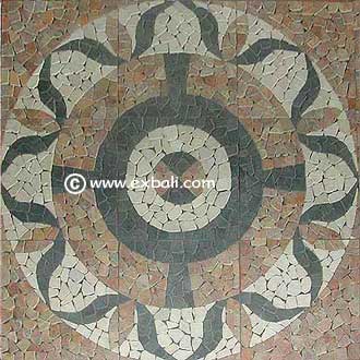 Balinese stone mosaic tiles