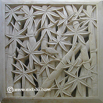 Wall mural with Bamboo motif