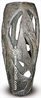 Palm pot vase lampshade example