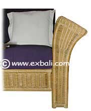 Wicker armrest
