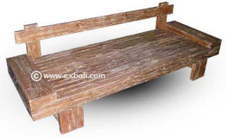 Recycled teak Sofa