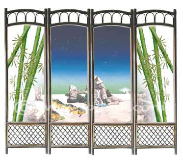 Room Dividers and Screens made from Rattan
