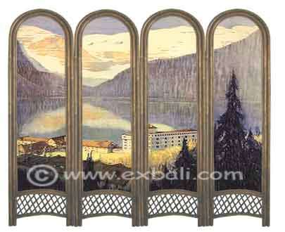 Cane room divider