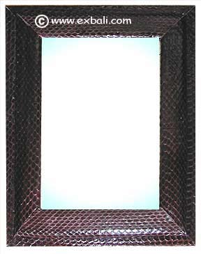 Photo Frame made from Snake Skin