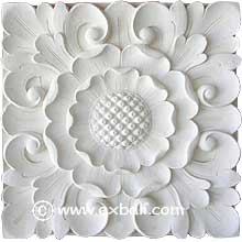 Flower carving 