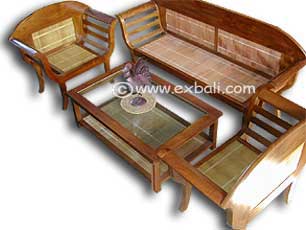 Teak Bamboo Lounge setting