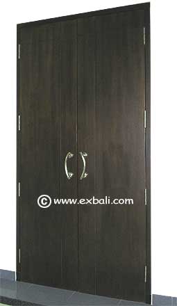 Interior Veneer doors with dark stain