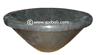 Vase style marble hand basin