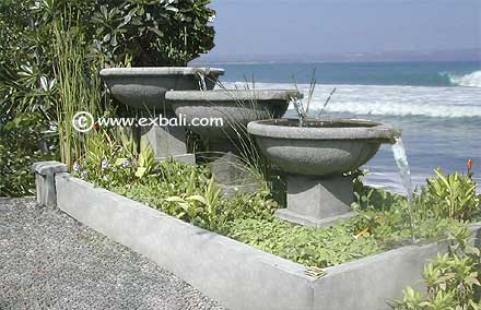 Cascading Bowls water feature