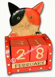 Calendar blocks from Bali