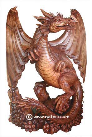Dragon Wood Carving
