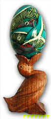 Eggs hand painted from Bali
