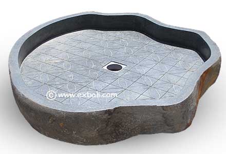 Rock shower trays