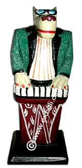 Cartoon Wood Carvings from Bali