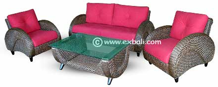 Water hyacinth furniture from Bali and Indonesia