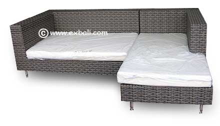 Synthetic Rattan corner suite