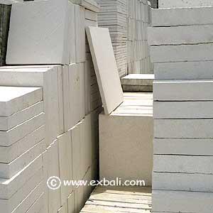 Stock of Bali white stone