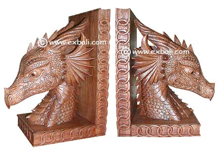 Dragon Head Wood Carvings