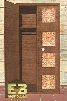 Modular 2 door closet