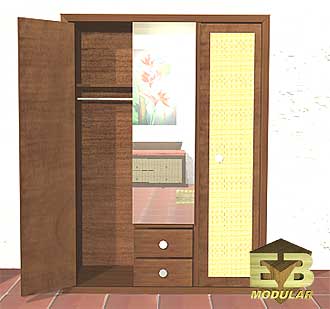 Modular plywood Armoire