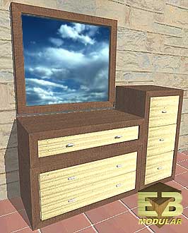 Bedroom dresser with Mirror