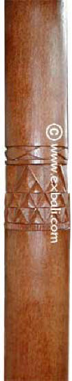 Asmat carved Pool house post.