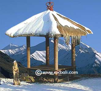 Gazebo in Snow