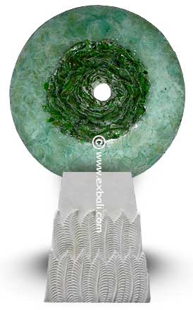 real glass sculpture